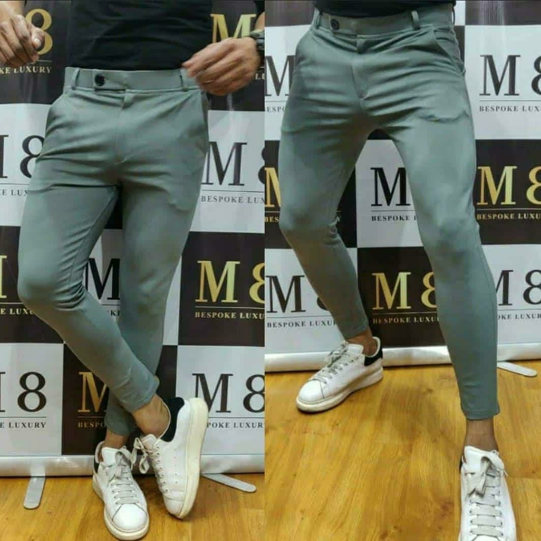 Men's Casual Lycra Grey Stretchable Less Weight Lycra Pants for Men –  nongstoinkart.com