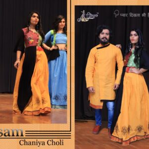 COUPLE LENGHA CHOLI WITH JENS KURATA