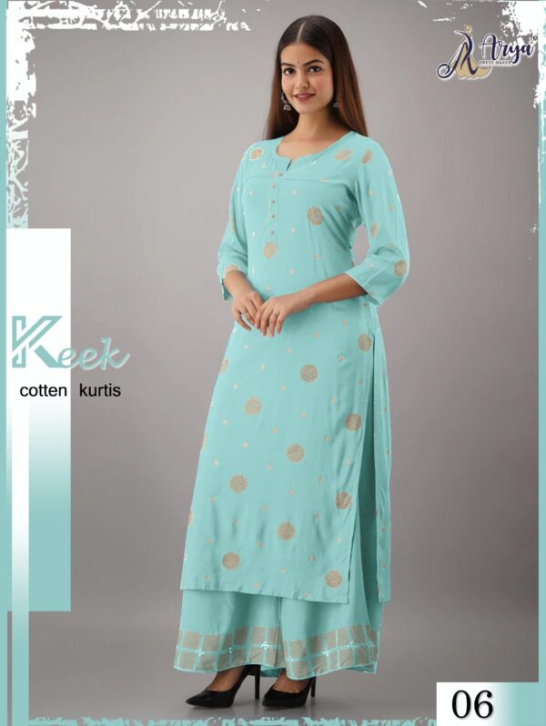 Keek Kurti with Plazzo